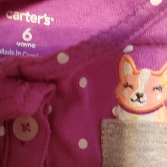 Three Set's of Carter's Baby Two Piece Bodysuit Pant Set Size 6M - Picture 12 of 13